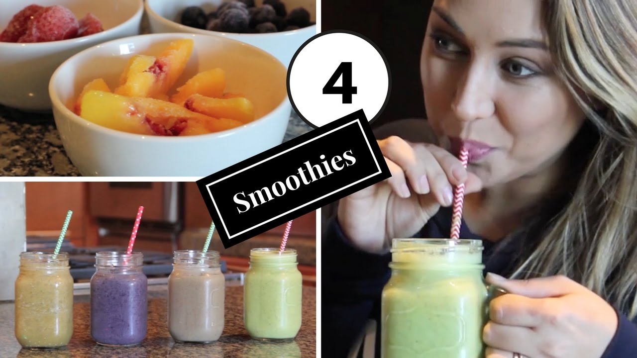 4 SMOOTHIES PARA EMBARAZADAS Y NO EMBARAZADAS! // 4 SMOOTHIES FOR PREGNANCY