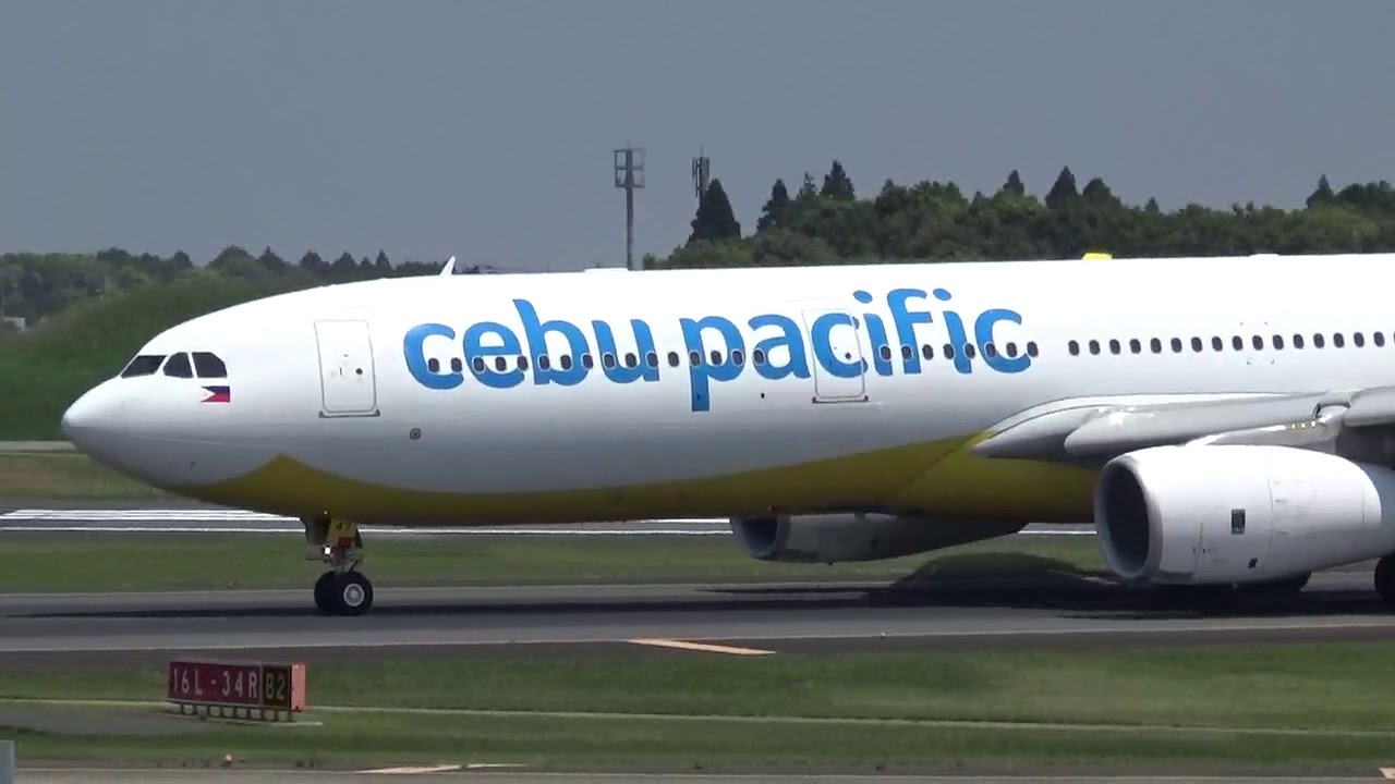 FOさんがお手振り! CEBU Pacific AirAirbus&nbsp;A330-343［RP-C3347] NRT34R