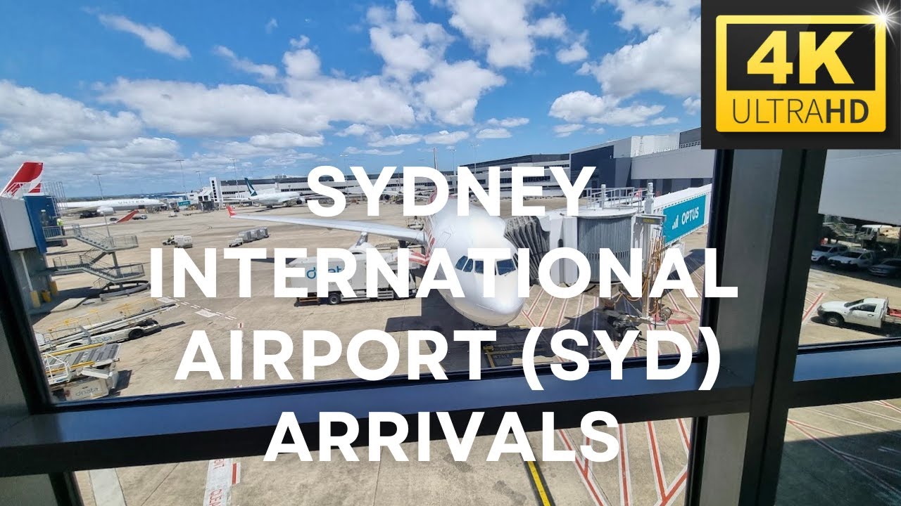 4K Sydney International Airport (SYD) Arrivals Layover Walking Tour