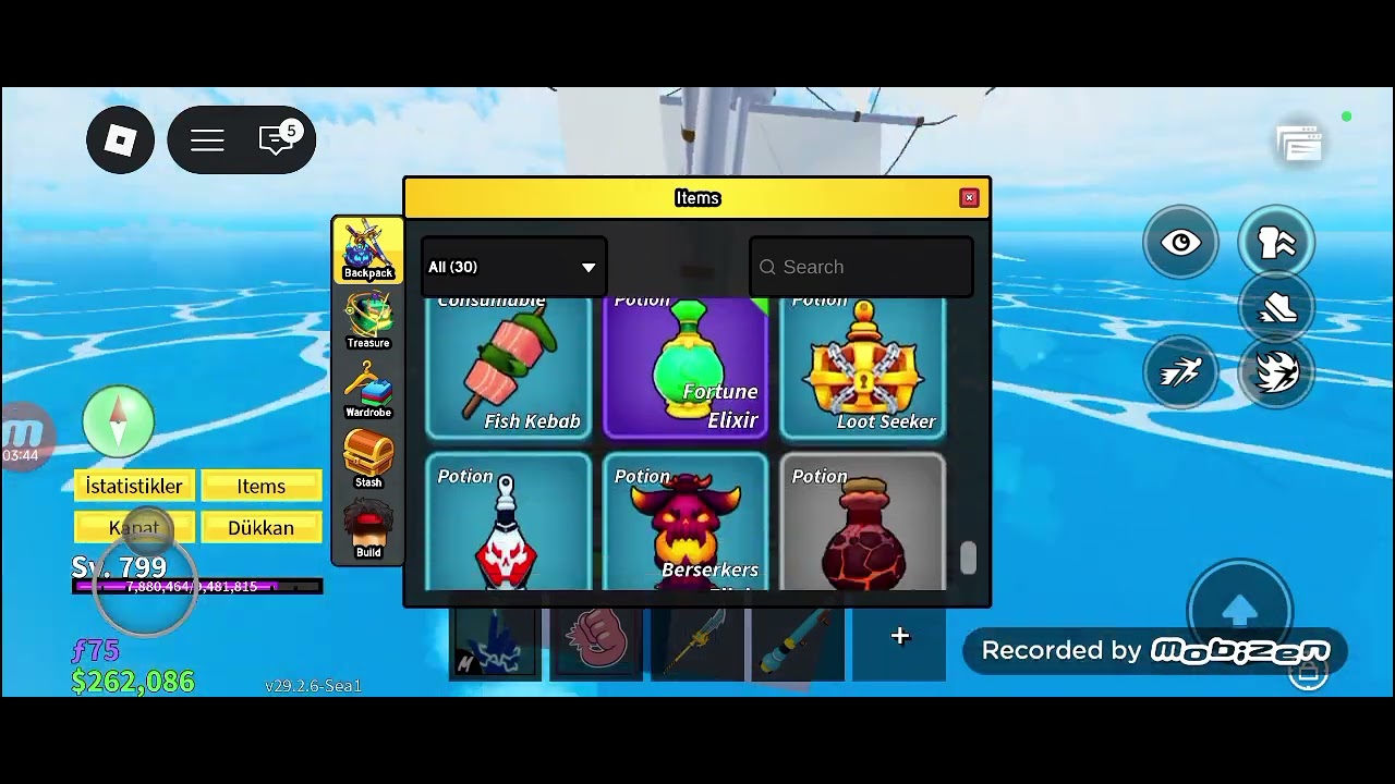 Blox fruit 2. Denize nasıl geçilir