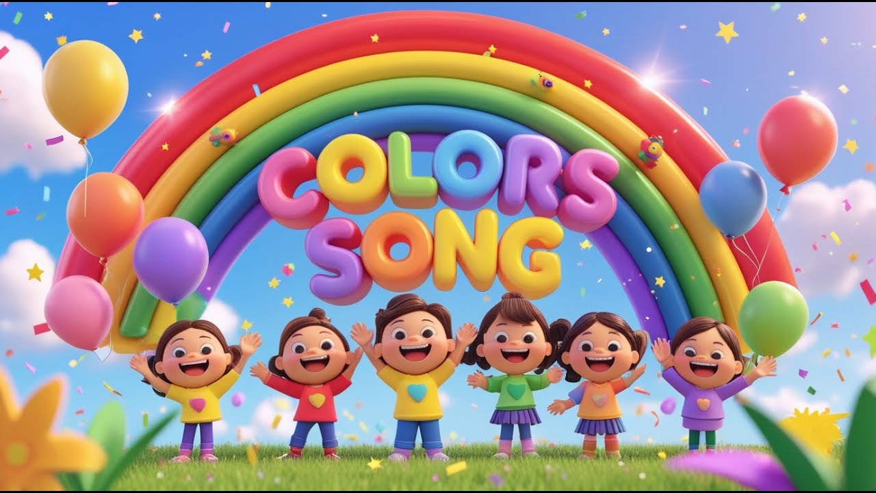 Colors Everywhere 🌈 | Color Song for Children | RhymecastleTV Original Nursery Rhyme