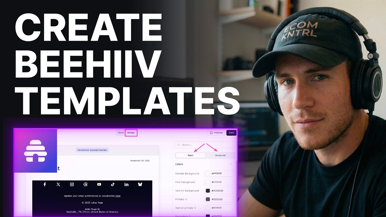 How To Create Beehiiv Newsletter Templates (2026) | Template Builder