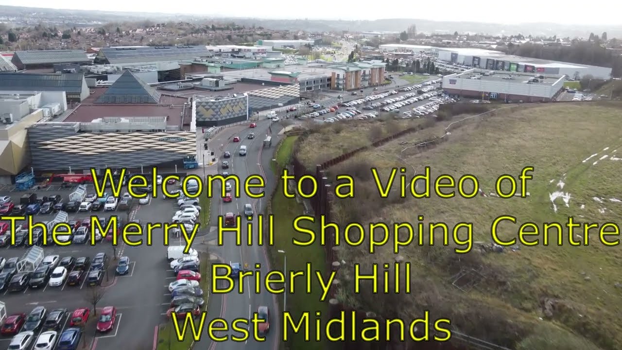 The Merry Hill Shopping Centre from above