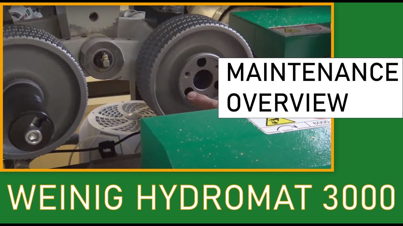 Maintenance and Features on the Hydromat 3000 by Weinig (Live 10/15/20)