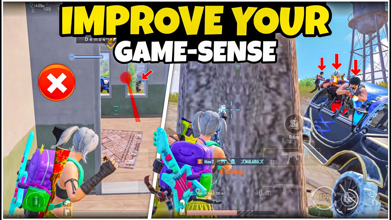 How To IMPROVE Game Sense To Be A PRO Player In BGMI🔥New Noob to Pro Tips 2025.