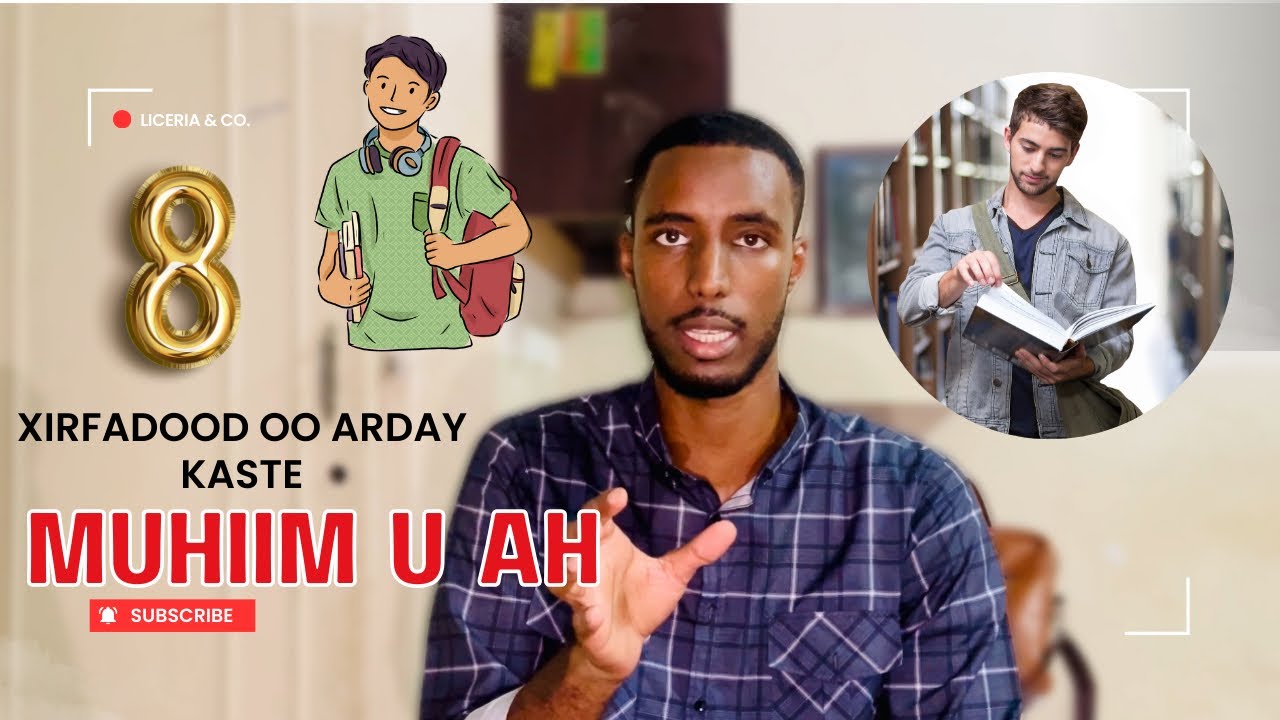 8 xirfadood oo arday kaste  muhiim u ah| gaar ahaan ardayga jaamiciga ah| #abdallamansuuri
