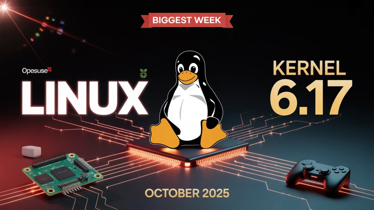 Самая важная неделя октября 2025 года для Linux! Ядро 6.17 и ОГРОМНЫЕ обновления