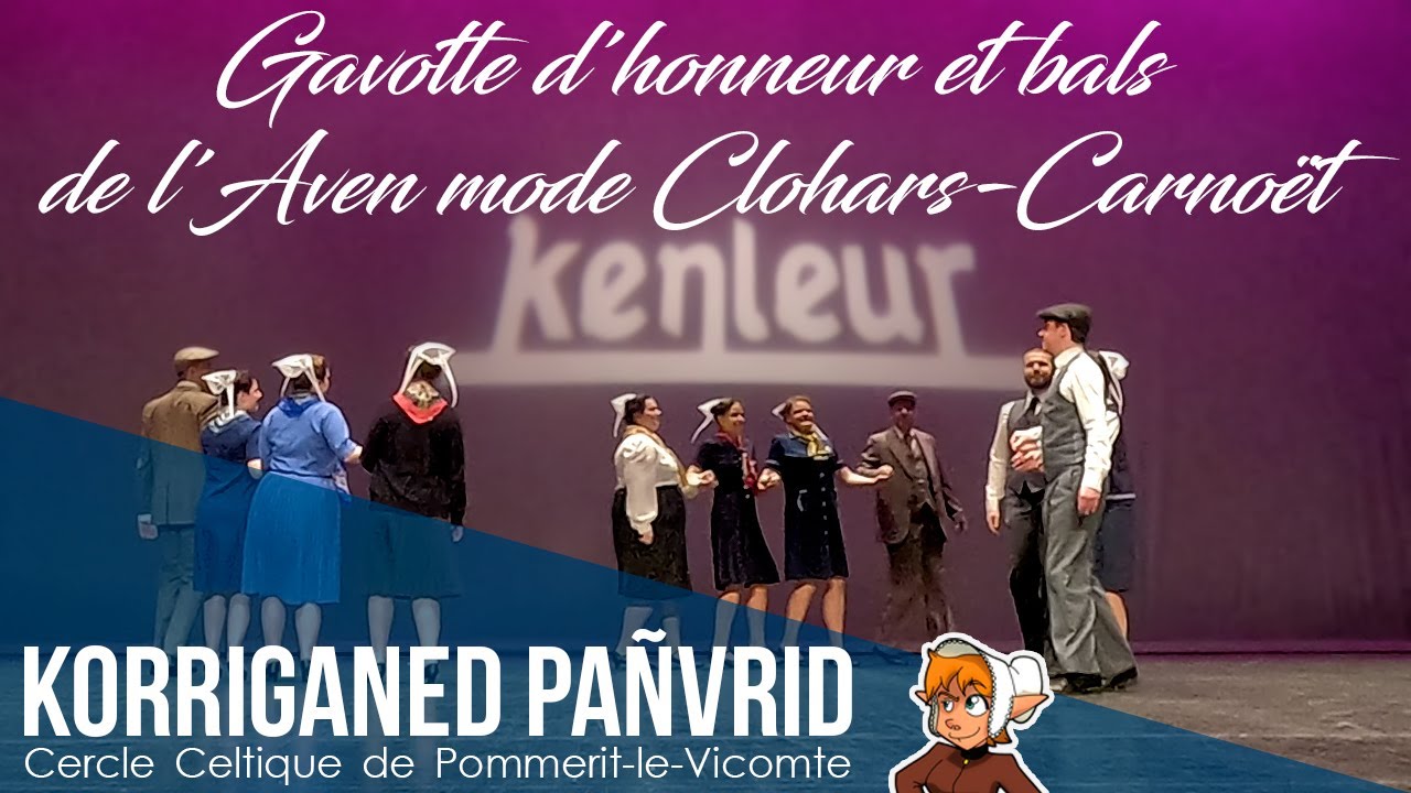Korriganed Pañvrid - Tradi'Deiz 2024 -  Gavotte d'honneur et bals de l'Aven mode Clohars-Carnoët