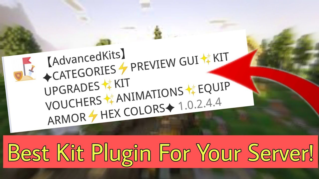 AdvancedKits Plugin Tutorial | Best Kit Plugin For Your Server!!