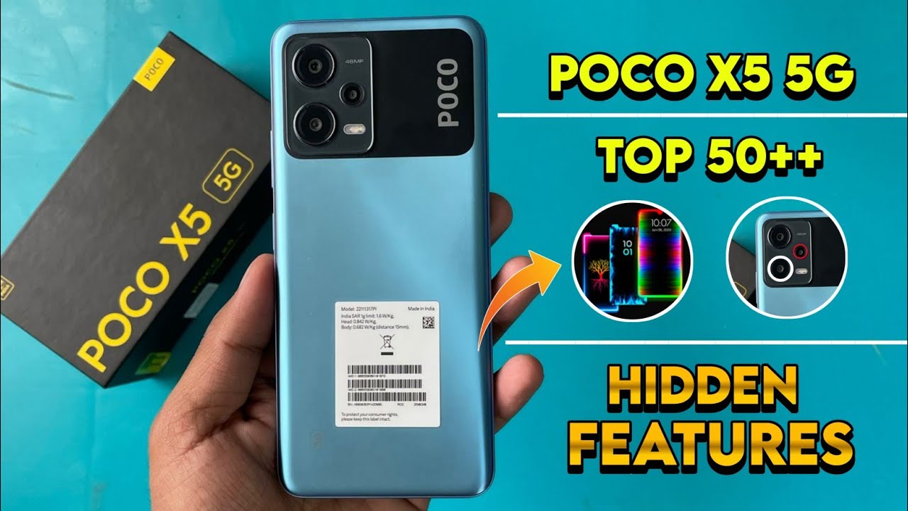 Poco X5 5G Top 50++ Hidden Features | Poco X5 Tips & Tricks | Poco X5 5G