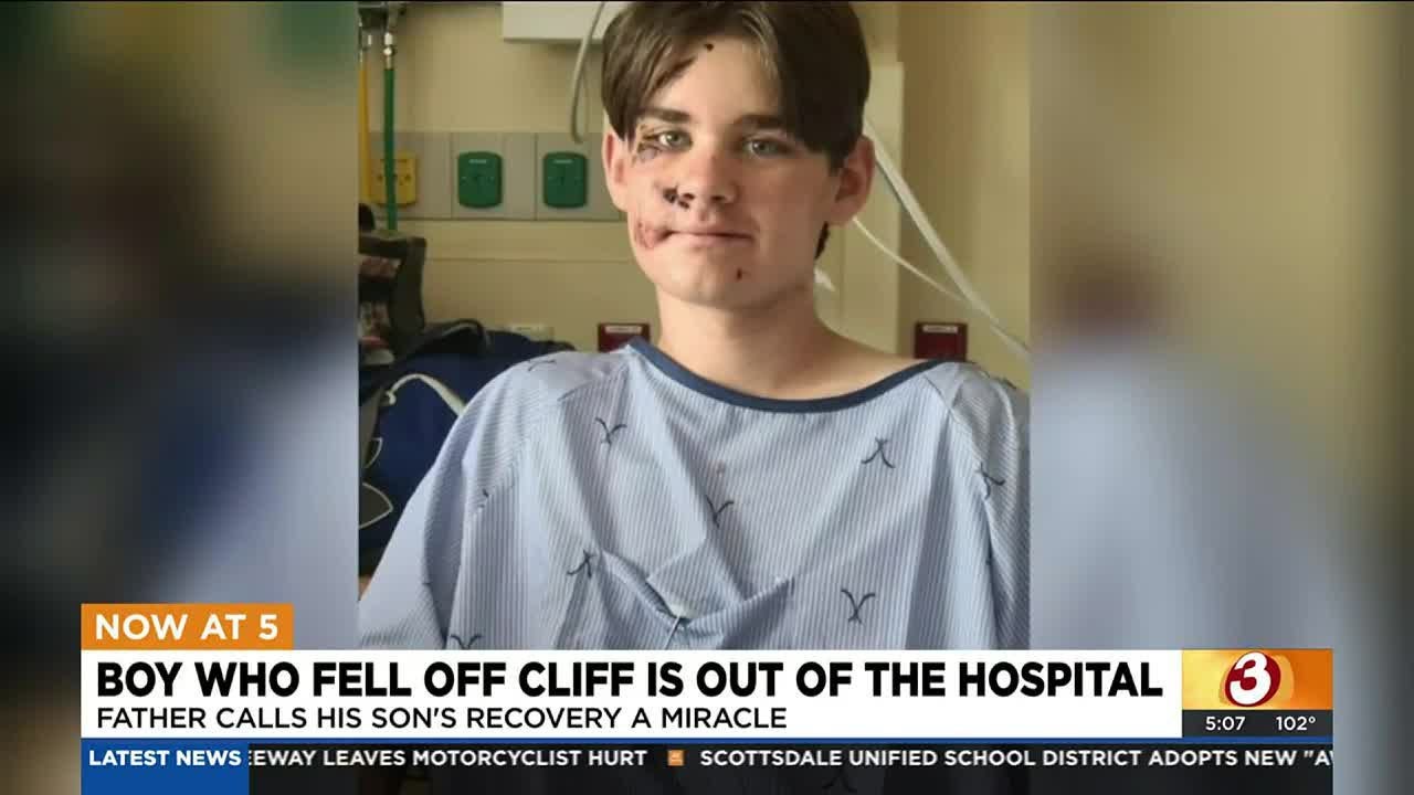 Teen who fell from Grand Canyon cliff released from hospital