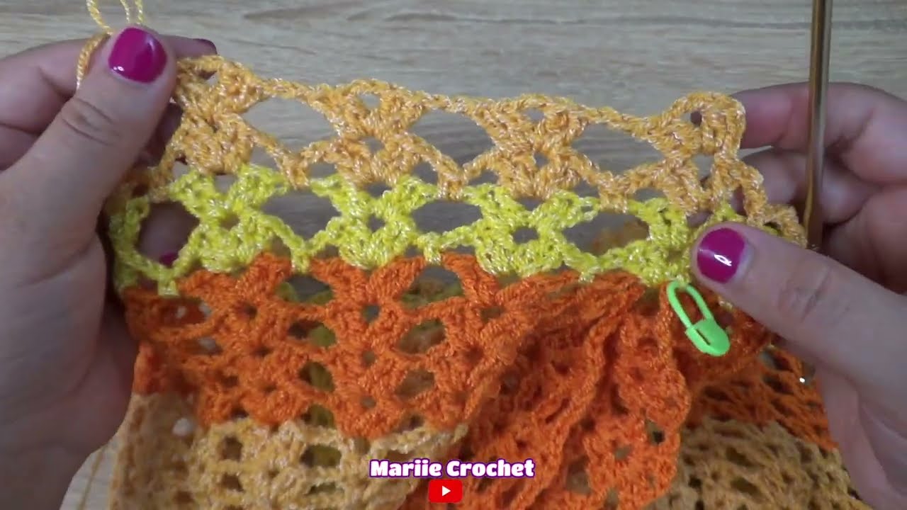 Blusa Atardecer 1hora de tejido al Día, video #3