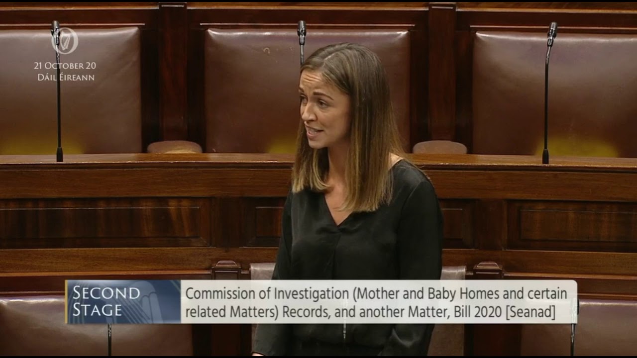 Speaking against the Mother and Baby Homes Records Bill