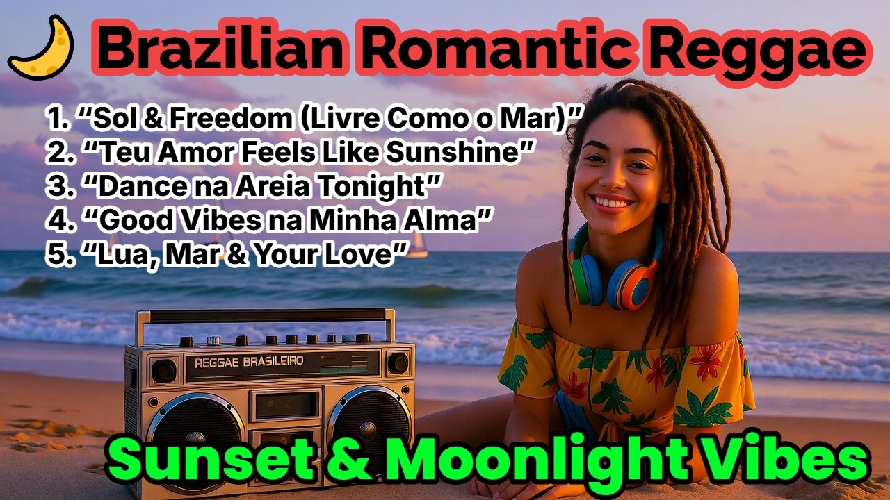 Lua, Mar & Your Love 🌙 Reggae Romântico na Praia  Brazilian Love Reggae 2026