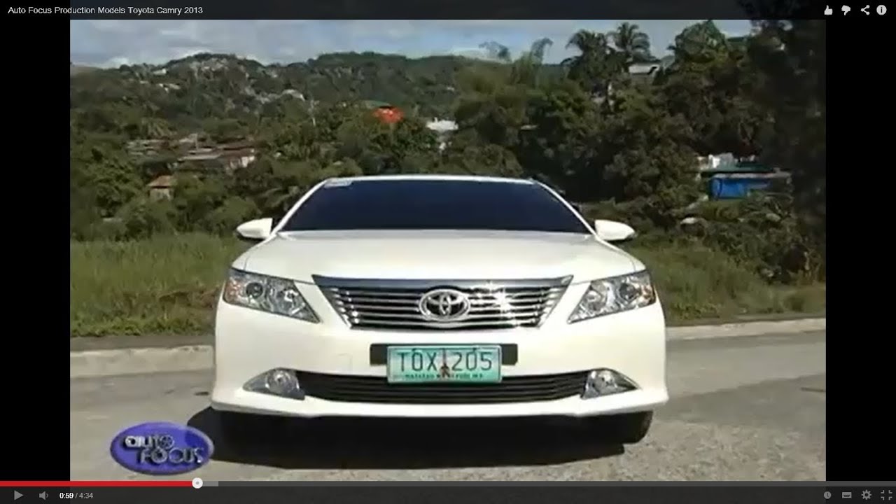 Auto Focus Production Models Toyota Camry 2013