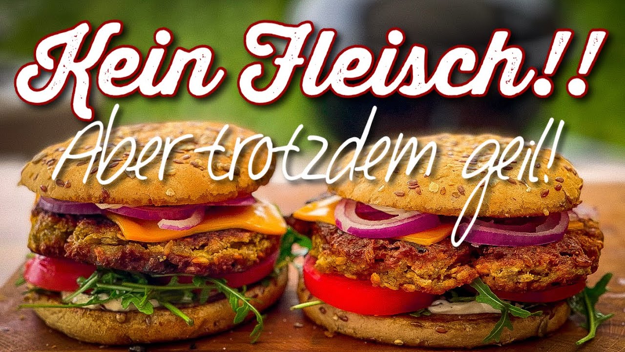 Grünkernbratling Burger  - Vegetarisch, gesund und lecker vom Grill #burger #rezepte #grillen #bbq