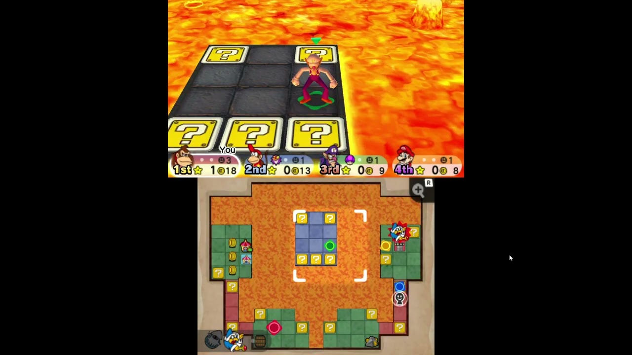 Mario party star rush with custom music world 4
