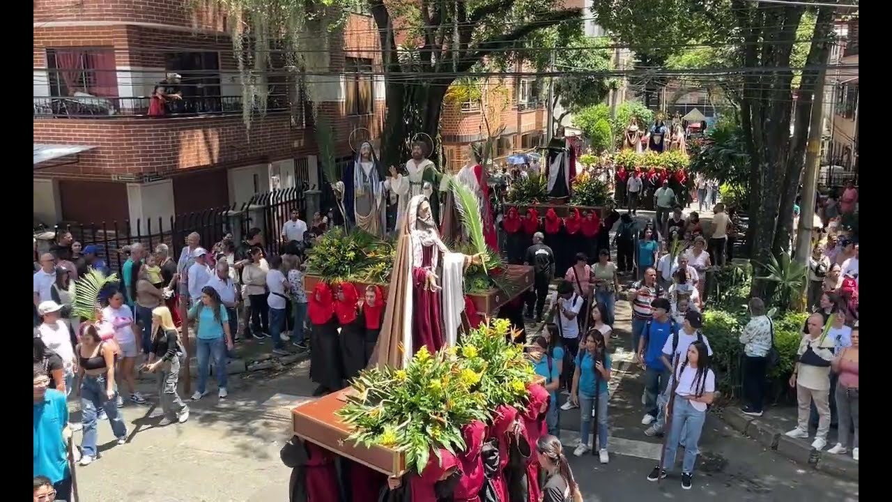 Procesión Domingo de ramos 2025 / Parroquia Jesús Caído Itagüí - Colombia