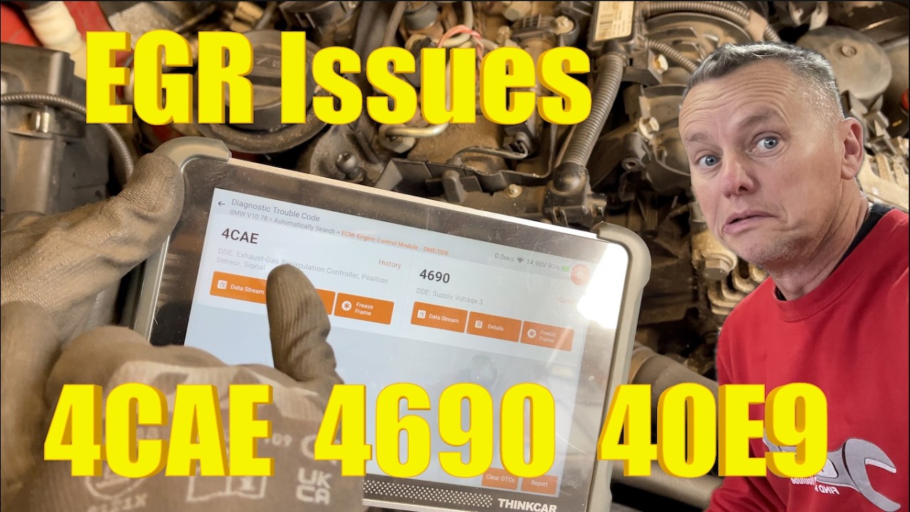 Ремонт датчика положения клапана EGR на BMW 118D (40E9, 4CAE, 4690) своими руками за 250 фунтов с...