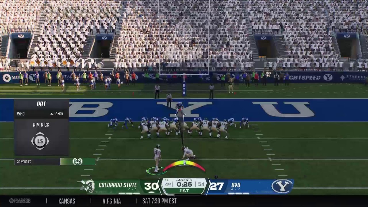 CFB 26 CSU 2029 Season Week 2