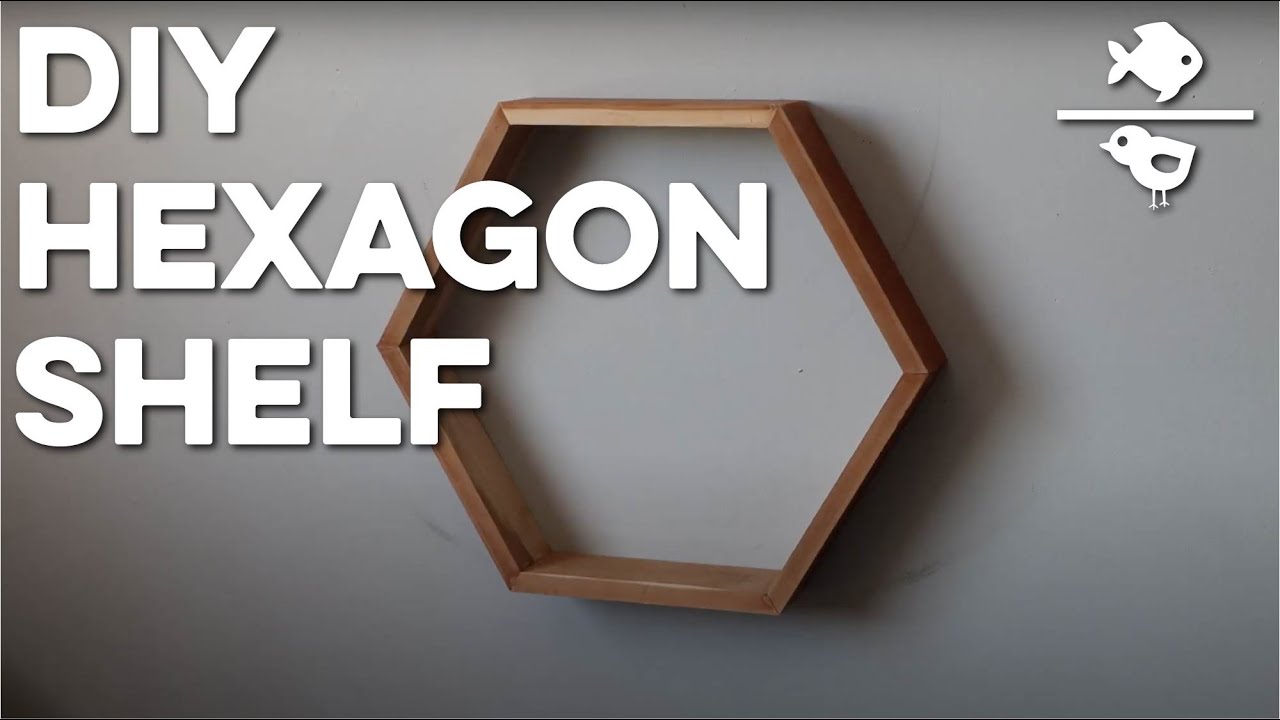 How to Make Easy DIY Hexagon Shelves!