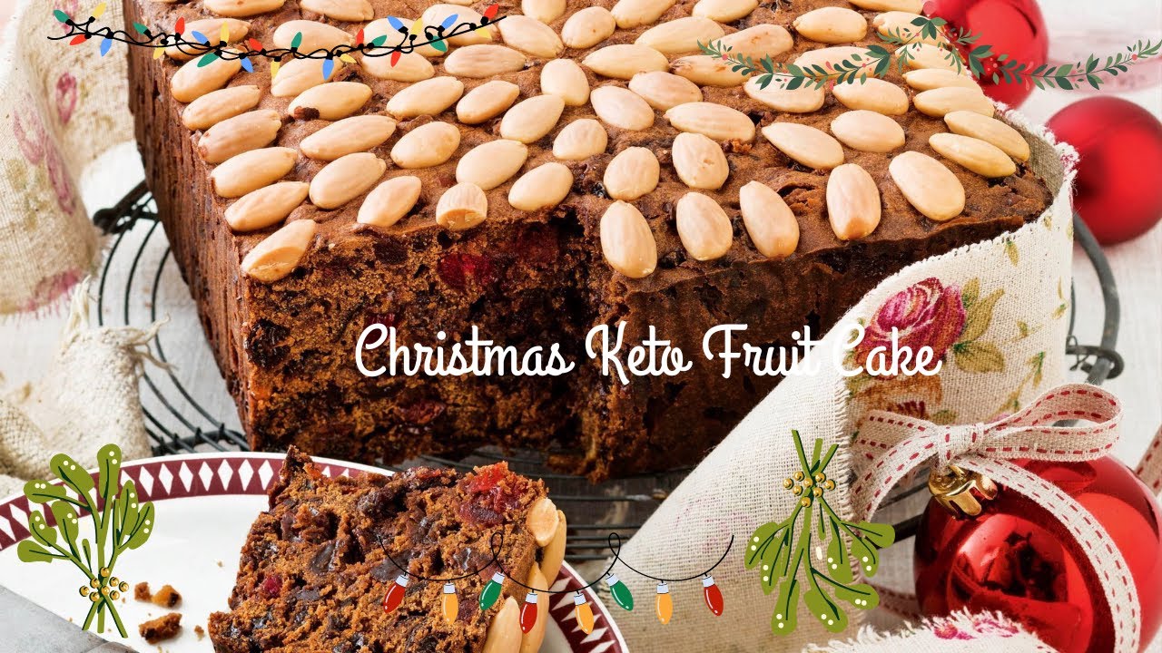 My Keto version of a Christmas Fruit Cake - you will be surprised at how easy  it was!!