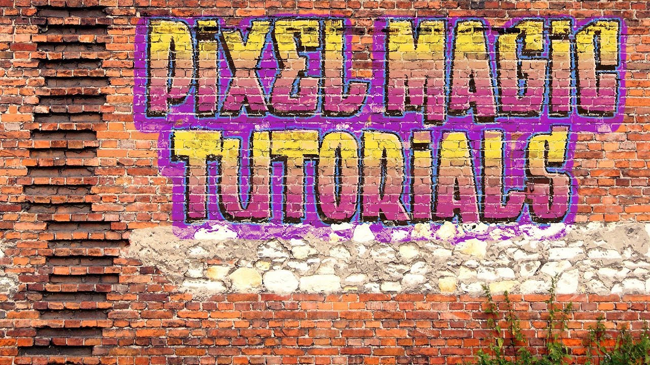 Aged Graffiti Text Effect - Photoshop Tutorial