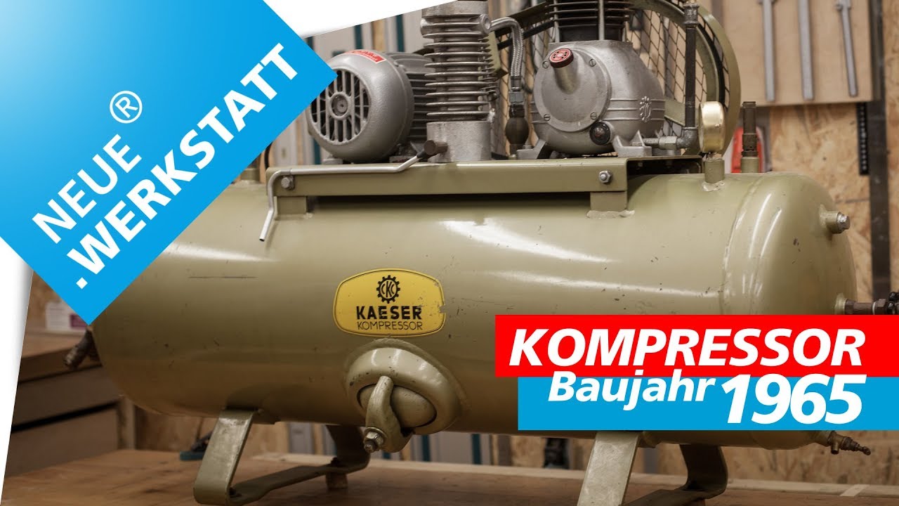 Restauration Kaeser Kompressor Bj.1965 | Reparieren + Test | NEUE.WERKSTATT