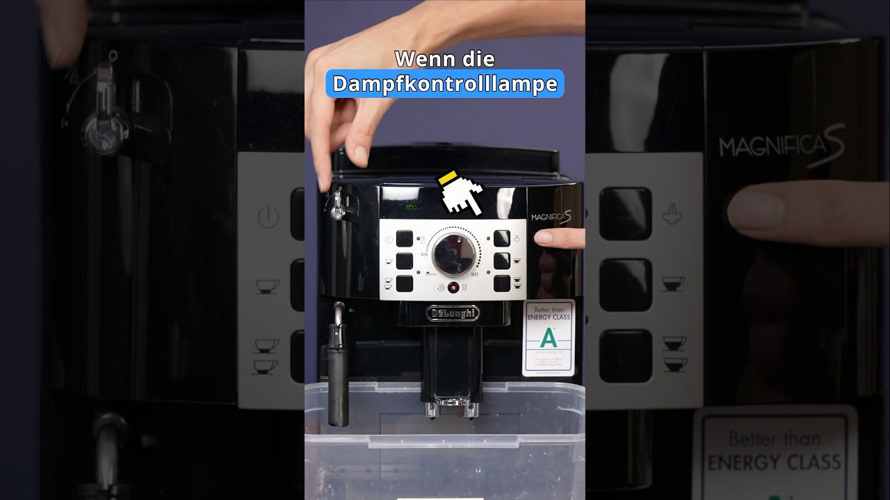 Delonghi ECAM Magnifica S entkalken | Schritt-f&uuml;r-Schritt-Anleitung