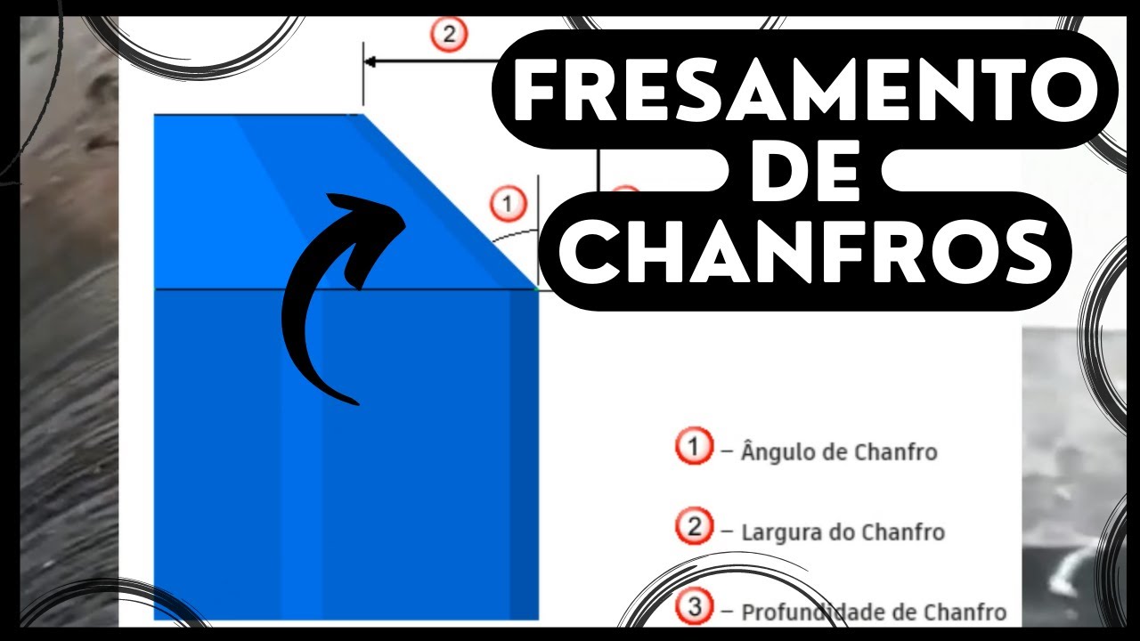 O que &eacute; o fresamento de chanfro? Cortes em 