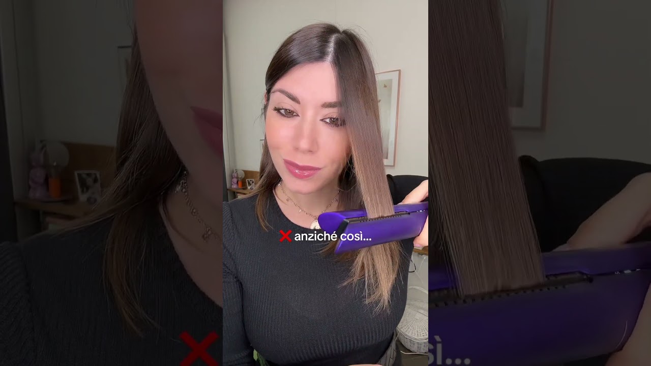 COME FARE I CAPELLI MOSSI CON LA PIASTRA!