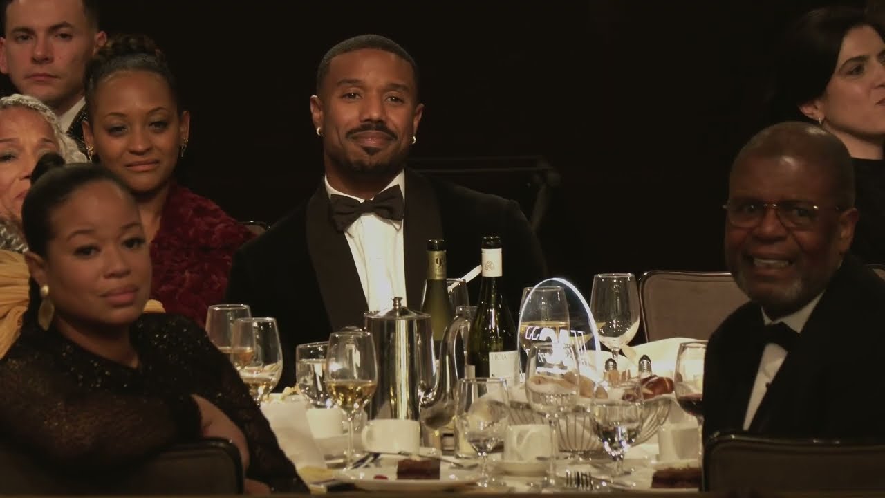 Ryan Coogler presents Michael B. Jordan with the American Cinematheque Award