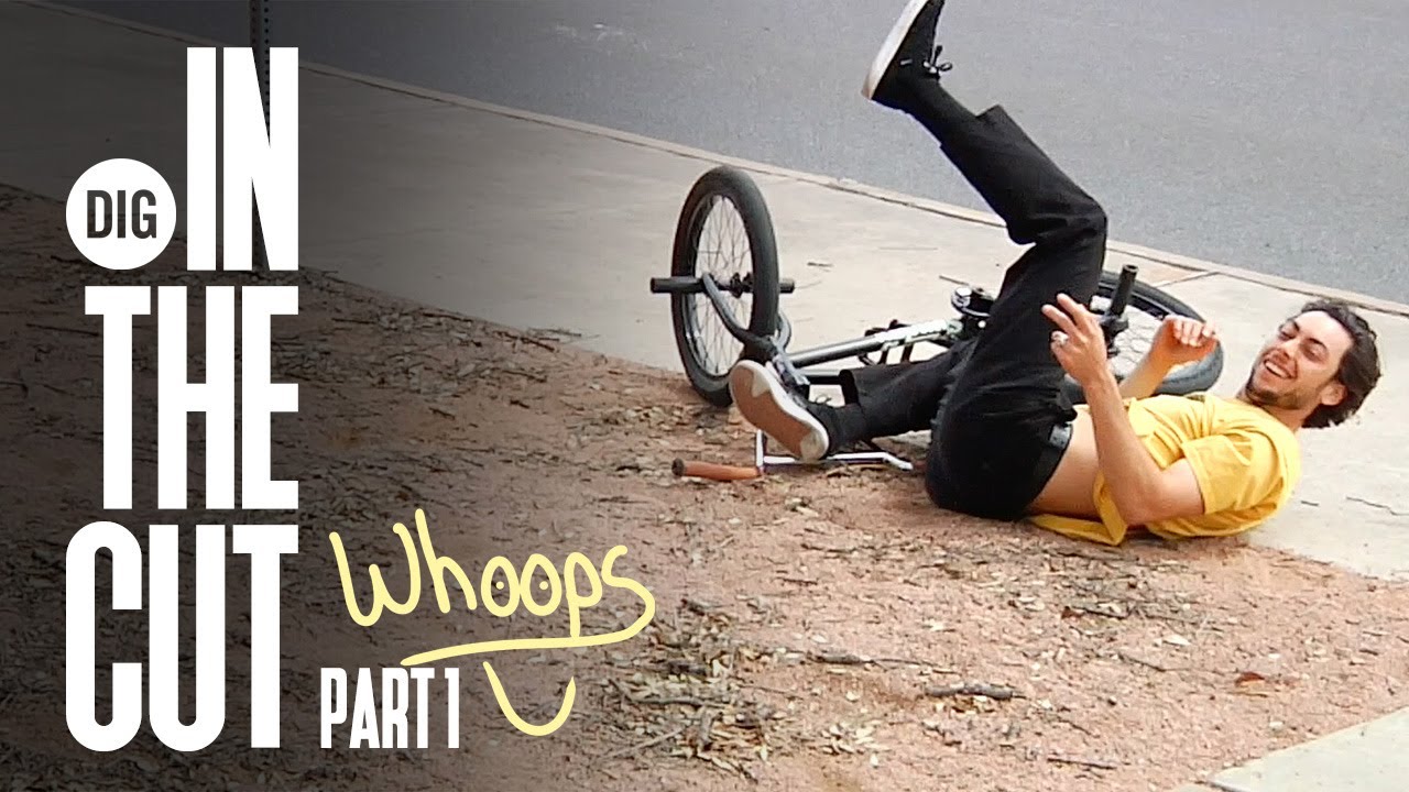BEHIND THE SCENES ON 'WHOOPS' - PART 1 - DIG BMX 'IN THE CUT'