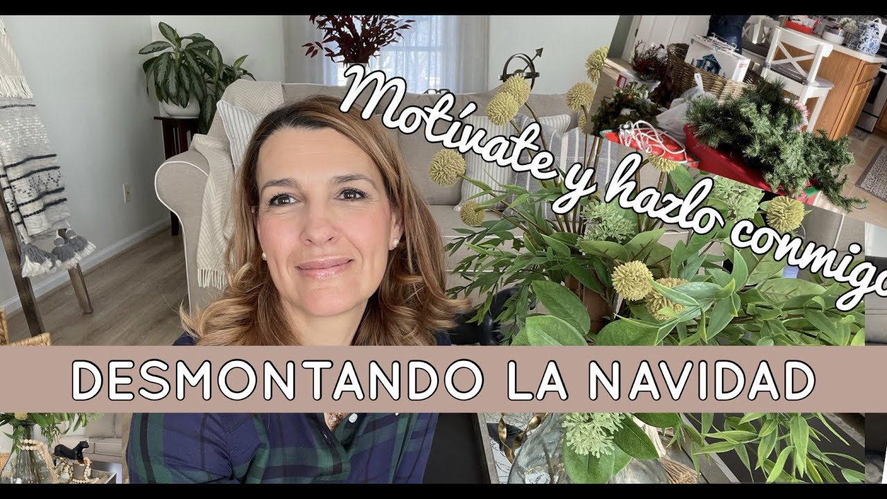 DESMONTANDO LA NAVIDAD✨MOIVATE Y HAZLO CONMIGO✨#my_essential_style #organizacion #limpieza