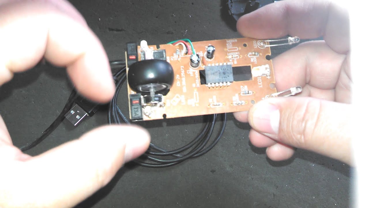 Reparacion Mouse pc optico usb