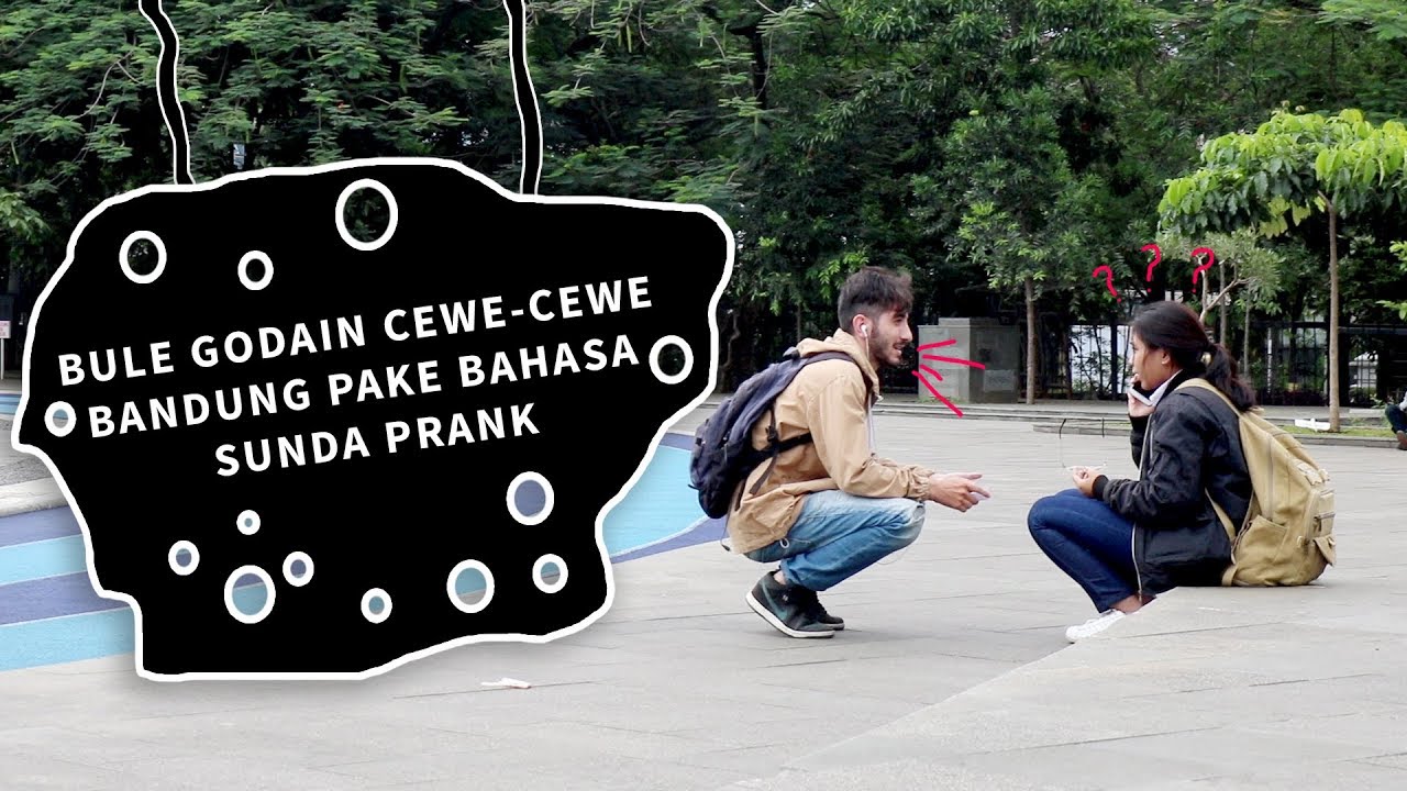 BULE Godain cewe-cewe pake BAHASA SUNDA prank