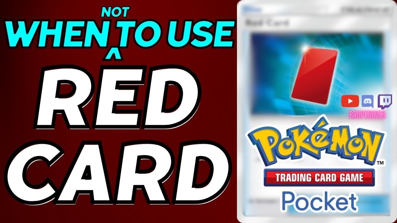Red Card - A simple probability analysis, when to (not) use it? #pokemontcgpocket