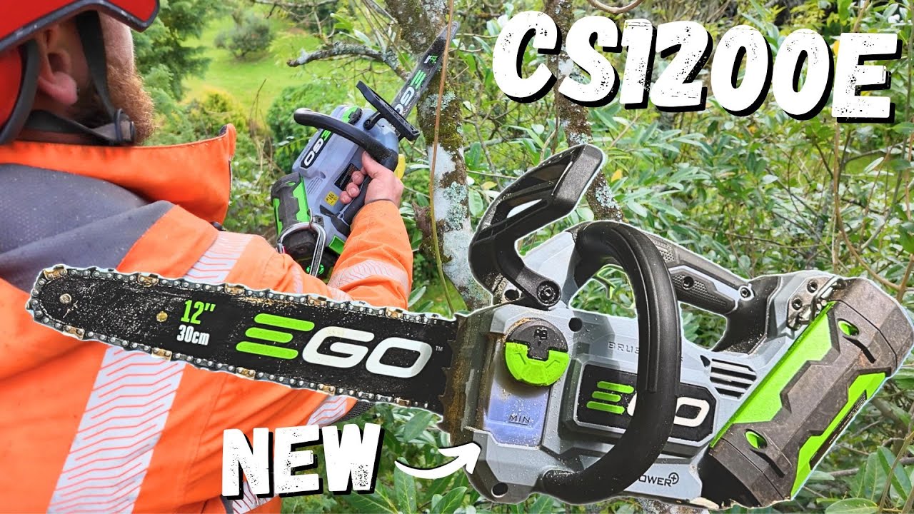 Насколько МОЩНА новая бензопила EGO CS1200E?