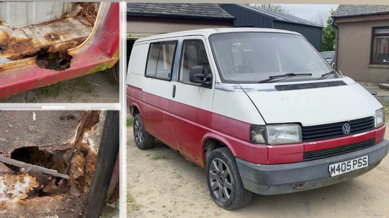 New project - VERY Rusty VW T4 transporter 2.4d campervan build!