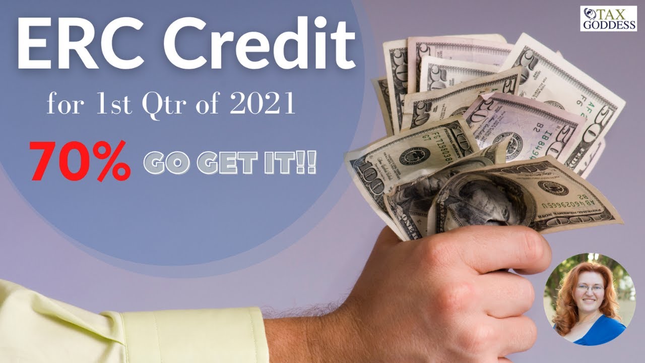 ERC Credit for 1st QTR of 2021 payroll's - 70% go get it!