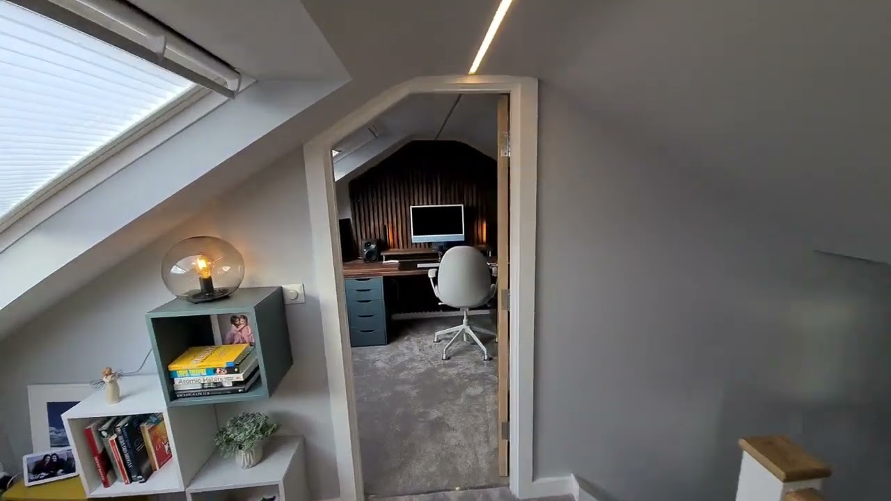 Attic that couldn't be done, turned out cool