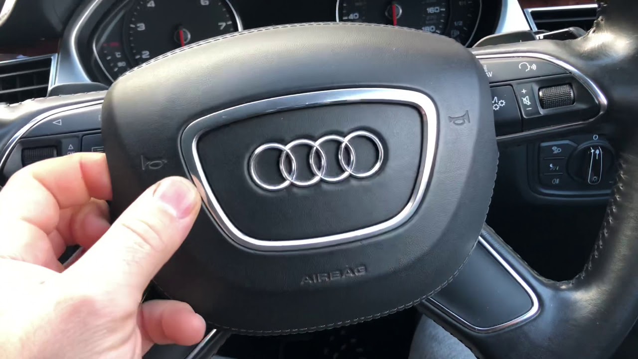 Audi A8 D4 2011 4.2L FSI V8 jak zdemontować / zdjąć kierownicę i airbag /poduszkę  „Jan V8”