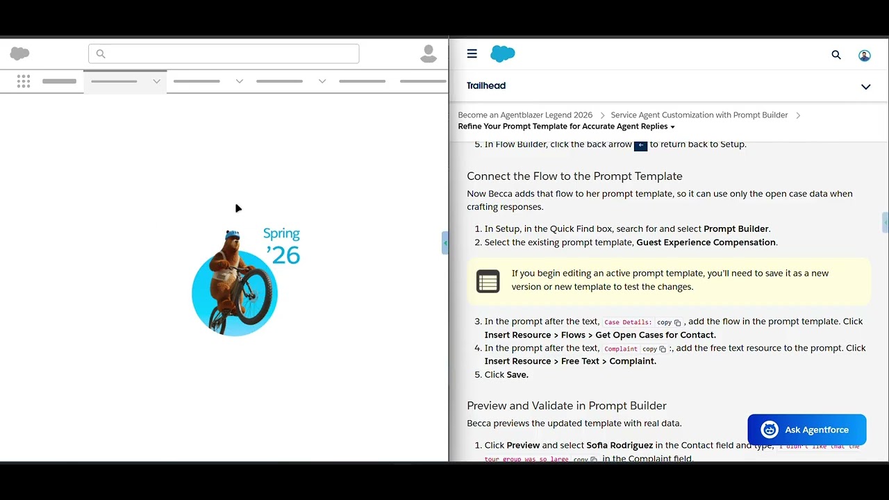 Service Agent Customization with Prompt Builder Refine Your Prompt Template for Accurate Agent Re..