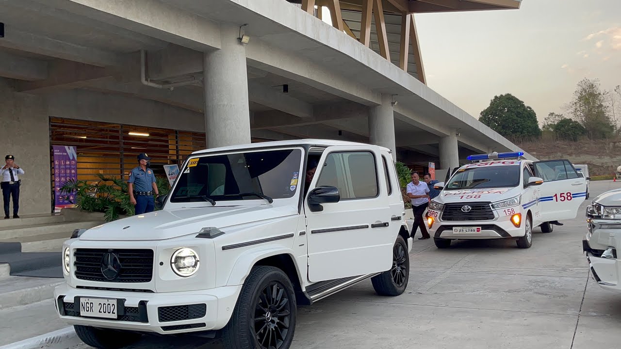 Police Escort President World Aquatics President in the Philippines