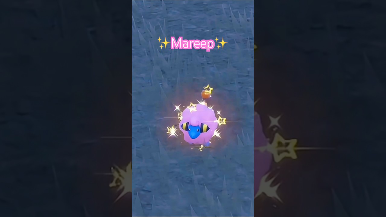 Shiny Mareep in Pok&eacute;mon Violet! #shinypokemoncollector #shinymareep #shinyhunter