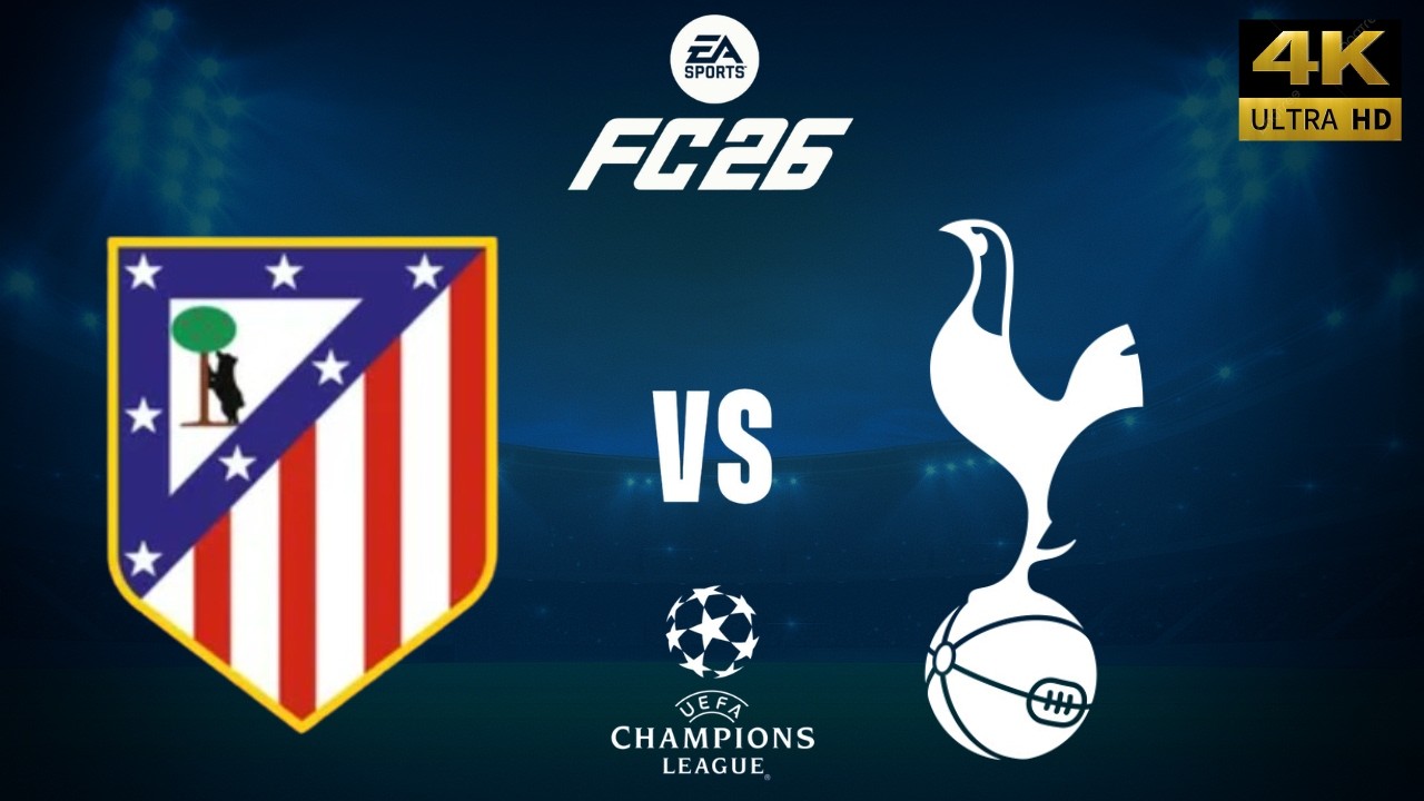 FC 26 - At.Madrid vs Tottenham - Champions League 25/26 Full Match - PC [4K60]