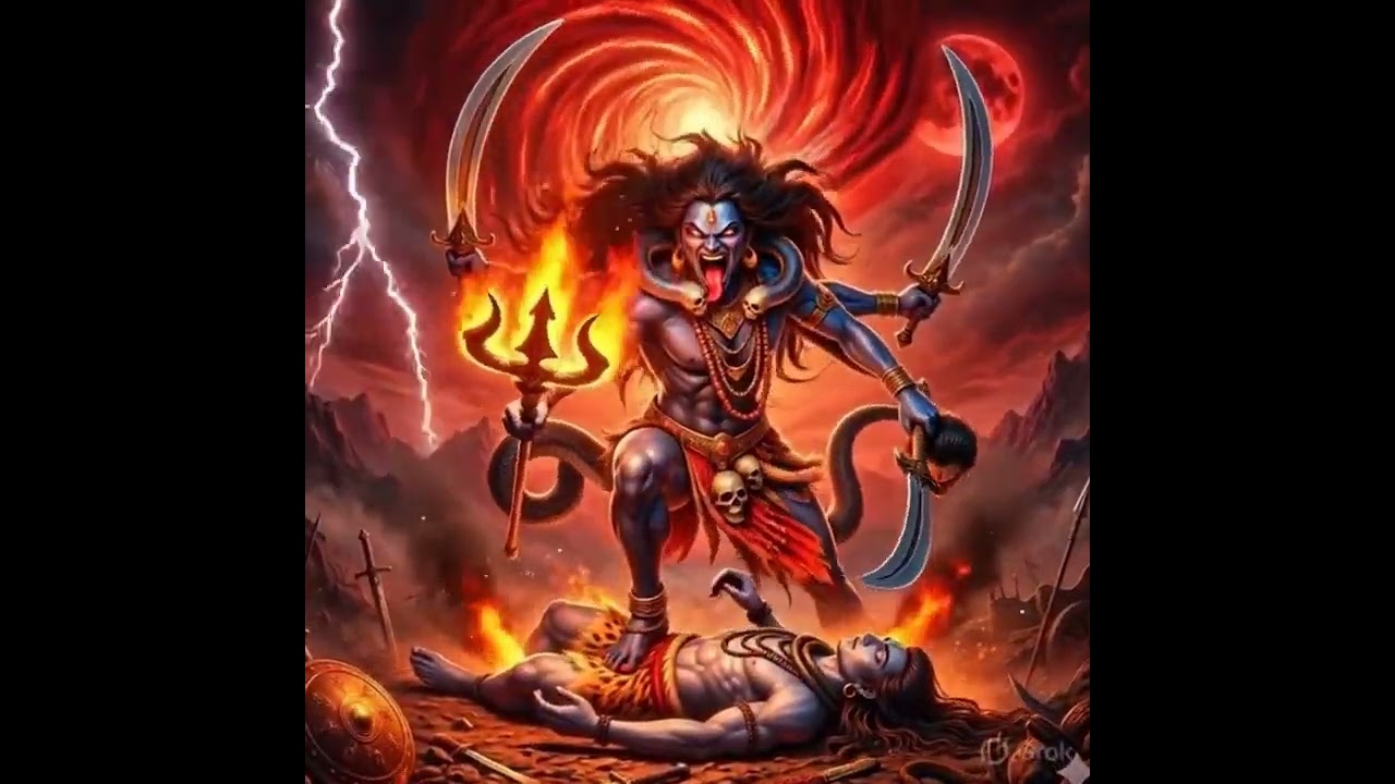 MAAKALI: The Divine Fury 🚩💀⚔️ #MaaKali #Mahakali #DivineFury #GothicMetalBhajan #Shakti #KaliPuja
