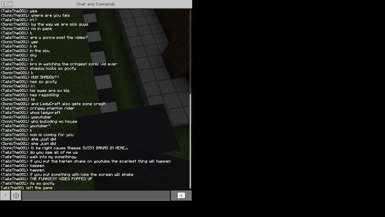 Building a Minecraft house