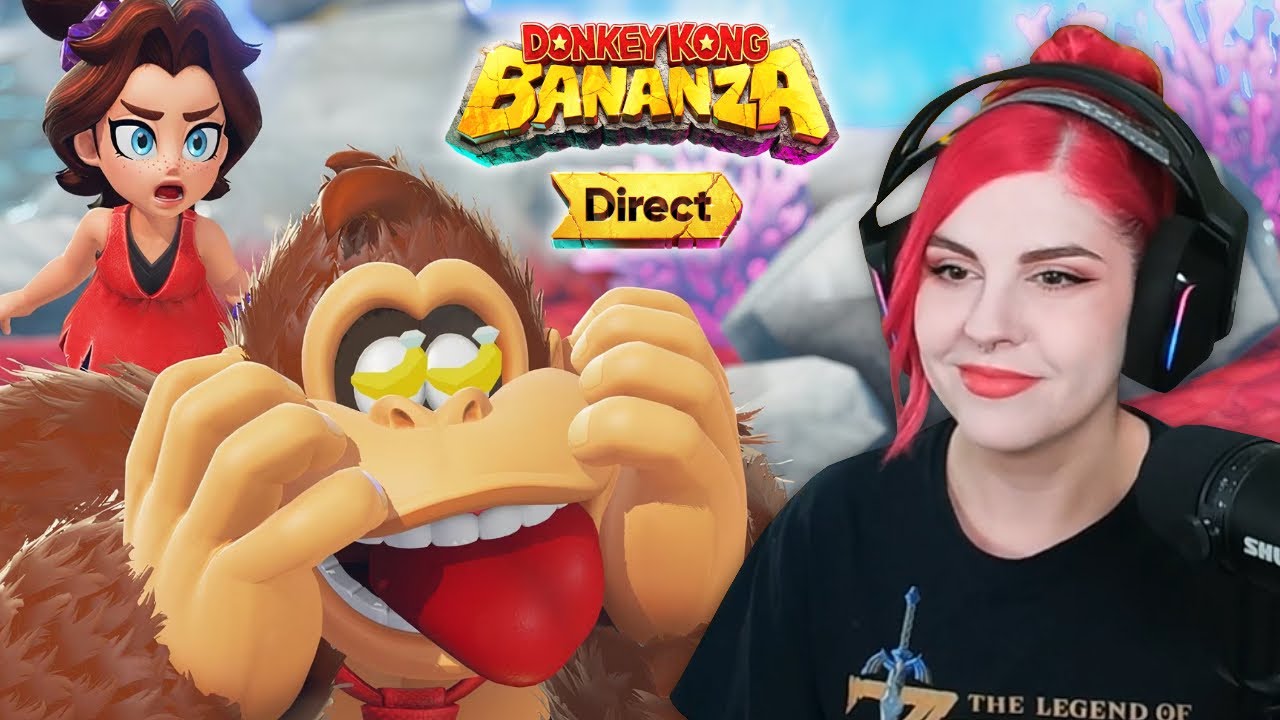 Donkey Kong Bananza Прямая РЕАКЦИЯ!