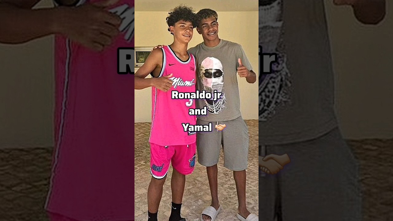 Ronaldo Junior meets Lamine Yamal 😲⚽️🤝🏻
